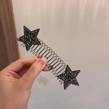 Indlæs billede til gallerivisning Stjernehårspænde med usynlig midtersektion