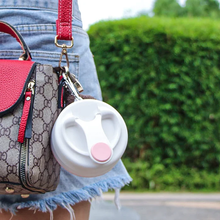 Indlæs billede til gallerivisning Sammenklappelig silikoneflaske i lommestørrelse