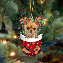 Indlæs billede til gallerivisning Julesok vedhæng med hund