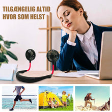 Indlæs billede til gallerivisning Genopladelige mini-halsventilatorer