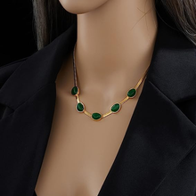 Indlæs billede til gallerivisning Emerald Necklace Bracelet