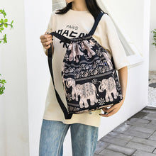 Indlæs billede til gallerivisning Foldbar sportsrygsæk med stor kapacitet og snørelukning