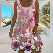 Indlæs billede til gallerivisning Blomsterkjole uden ærmer