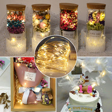 Indlæs billede til gallerivisning USB fjernbetjent Julelyskæde i kobbertråd