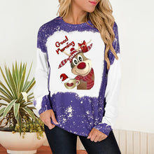 Indlæs billede til gallerivisning Julesweater med rensdyrtryk