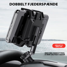 Indlæs billede til gallerivisning Telefonholder med nummerplade i instrumentbrættet