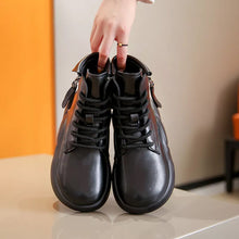 Indlæs billede til gallerivisning High-top plateausko med tyk, blød sål