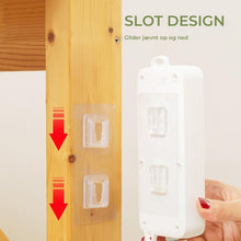 Indlæs billede til gallerivisning Dobbeltsidede selvklæbende vægkroge