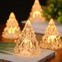 Indlæs billede til gallerivisning Mini LED Krystaljuletræs nattelampe