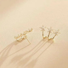 Indlæs billede til gallerivisning Tre blomster én gennemboret øreringe