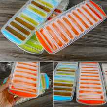 Indlæs billede til gallerivisning Smal silikone isterningebakke