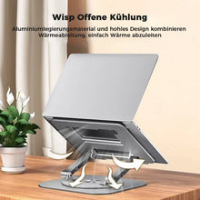 Indlæs billede til gallerivisning Drehbare Halterung aus Aluminiumlegierung für Laptops