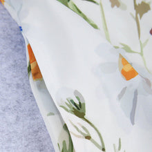 Indlæs billede til gallerivisning Kjole med trykt afslappet kjole med rund hals