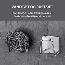 Indlæs billede til gallerivisning Krog i børstet rustfrit stål