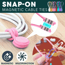 Indlæs billede til gallerivisning Snap-On Magnetic Cable Ties - Can help you do a lot