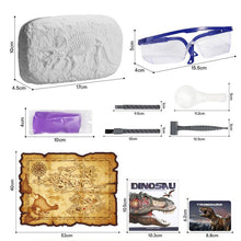 Indlæs billede til gallerivisning Legetøjssæt til udgravning af fossiler fra dinosaurer