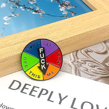 Indlæs billede til gallerivisning Sjovt humør-skilt i lykkehjul-stil