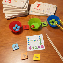 Indlæs billede til gallerivisning Montessori Regnbueperle-legetøj til kognitiv læring