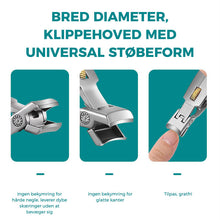 Indlæs billede til gallerivisning Negleklipper i rustfrit stål med ringlås