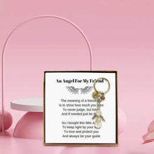 Indlæs billede til gallerivisning Skytsengel nøglering - gave til din bedste ven