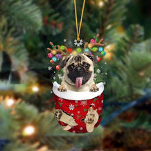 Indlæs billede til gallerivisning Julesok vedhæng med hund