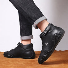 Indlæs billede til gallerivisning Handmade high boots with Velcro