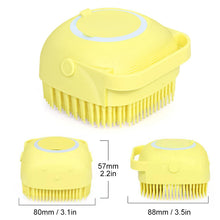 Indlæs billede til gallerivisning Blød massagebadebørste i silikone