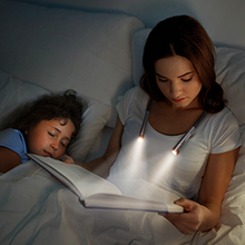 Indlæs billede til gallerivisning LED- hals-læselampe