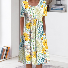 Indlæs billede til gallerivisning Afslappet blomstret kjole