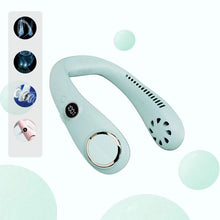 Indlæs billede til gallerivisning 2022 ny bærbar halsventilator med digital skærm