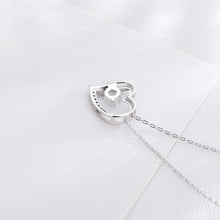 Indlæs billede til gallerivisning Evig kærlighed hjertehalskæde