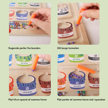 Indlæs billede til gallerivisning Magnetisk labyrint med farver og tal