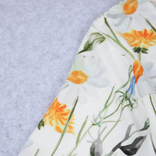 Indlæs billede til gallerivisning Kjole med trykt afslappet kjole med rund hals