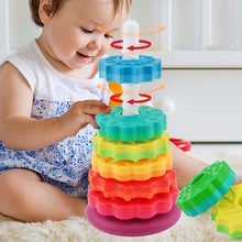 Indlæs billede til gallerivisning Roterende regnbuefarvet legetøj