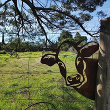 Indlæs billede til gallerivisning Udendørs havegård tittende dyr metal kunstværk indendørs dekoration