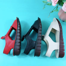 Indlæs billede til gallerivisning Ensfarvede sommersandaler med bløde såler