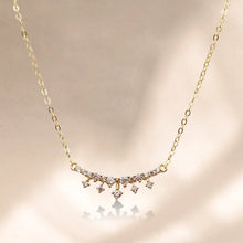 Indlæs billede til gallerivisning Diamant krone kravebenet kæde