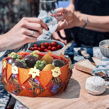 Indlæs billede til gallerivisning Skabelon til Magisk Spiralvævet Opbevaringskurv