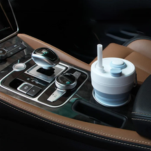 Indlæs billede til gallerivisning Sammenklappelig silikoneflaske i lommestørrelse