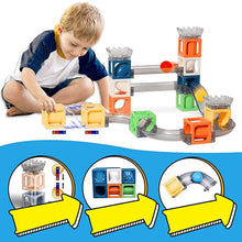 Indlæs billede til gallerivisning Magnetiske terninger til stabling af klodser Aktivitetslegetøj
