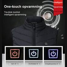 IndlĂŠs billede til gallerivisning Hurtigtvarmende vest (8 varmelegemer)