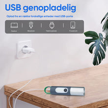 Indlæs billede til gallerivisning Genopladelig LED Lommelygte