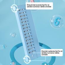 Indlæs billede til gallerivisning Matematisk øvelsestavle med regnestykker til børn