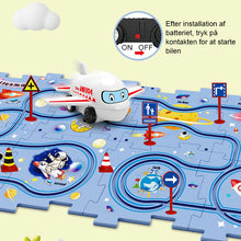 Indlæs billede til gallerivisning Gør-det-selv puslespils racerbane på skinner