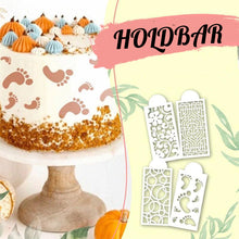 Indlæs billede til gallerivisning Kagedekorationsstencil (10 STK i 1 SÆT)