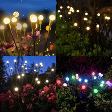 Indlæs billede til gallerivisning Solcelledrevent Plug-in LED Havelys Firefly i ildfluemotiv