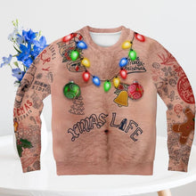 Indlæs billede til gallerivisning Kreativ julesweatshirt
