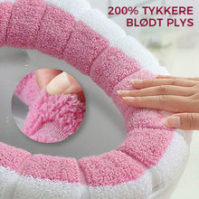 Indlæs billede til gallerivisning Toiletsædebetræk i plys