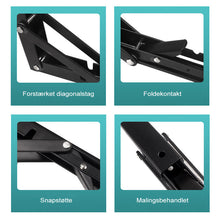 Indlæs billede til gallerivisning Foldbart trekantet skillevægsbeslag