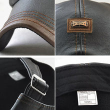 Indlæs billede til gallerivisning New Trendy Leather Cap